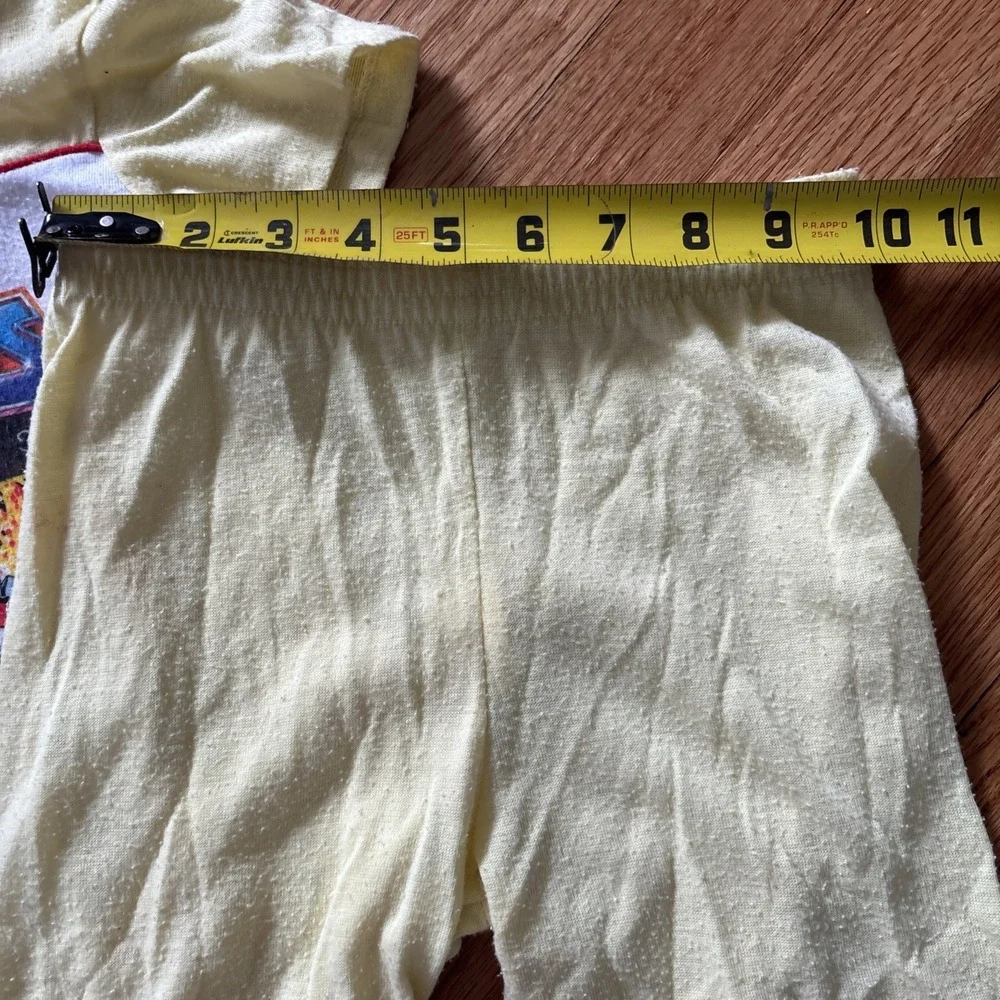 Vintage Masters Of The Universe Kids Pajama Set HeMan Mattel 1982 Size 5
